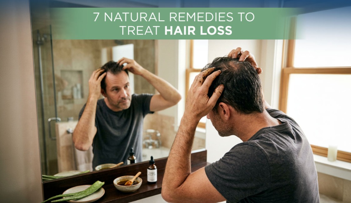 7 Natural Remedies to Treat Hair Loss