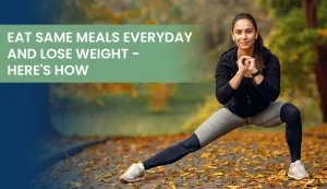 Same meal diet weight loss plan