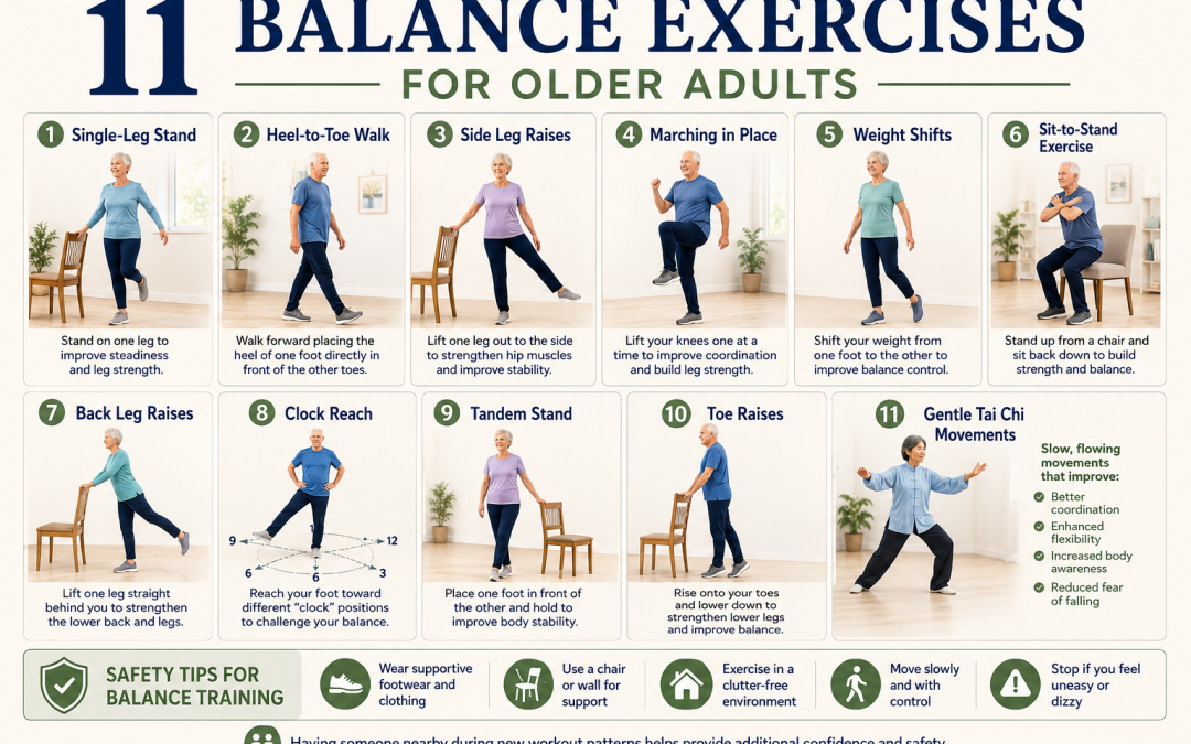 11 Balance Exercises for Older Adults