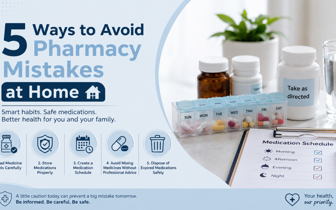 5 Ways to Avoid Pharmacy Mistakes at Home