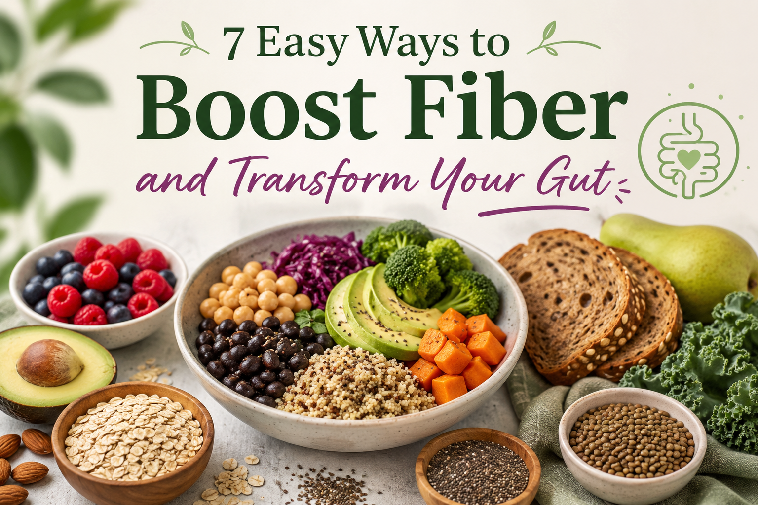 7 Easy Ways to Boost Fiber and Transform Your Gut