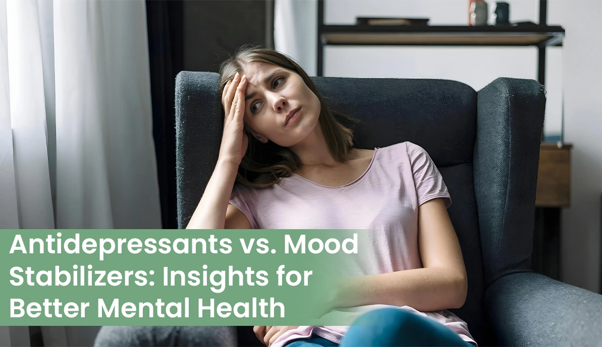Antidepressants versus mood stabilizers comparison