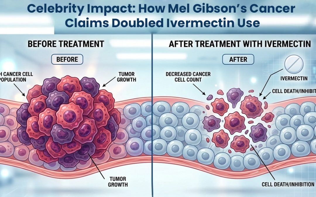 Celebrity Impact: How Mel Gibson’s Cancer Claims Doubled Ivermectin Use