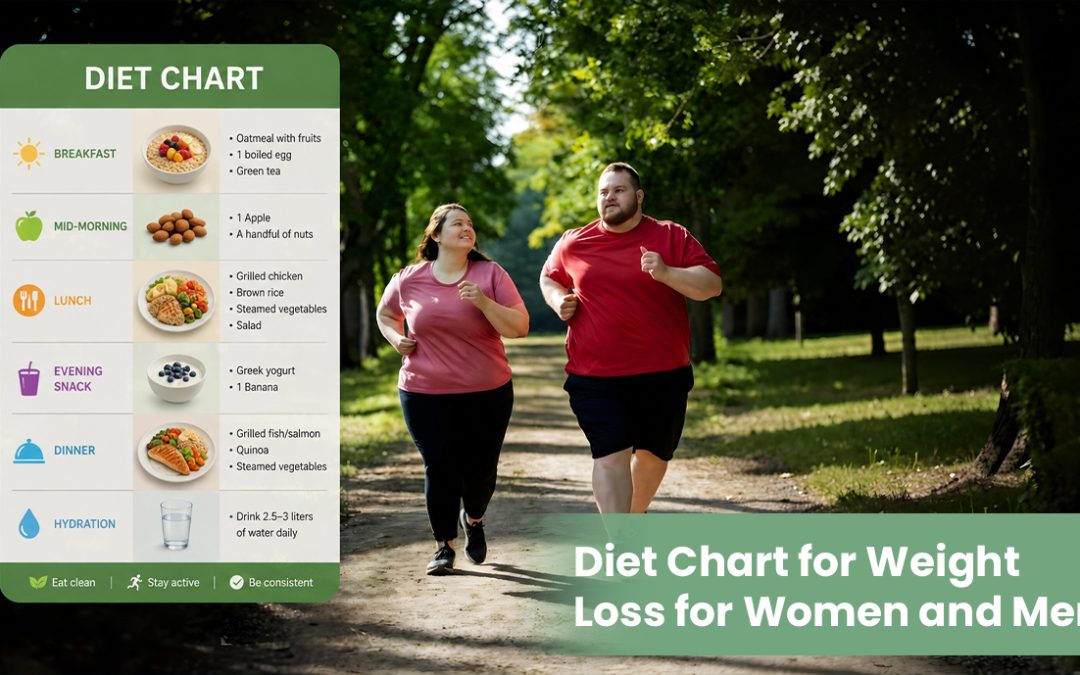 Diet Chart for Weight Loss for Women and Men