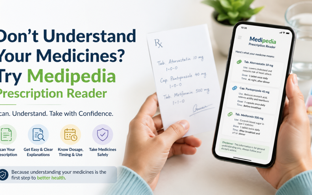 Don’t Understand Your Medicines? Try Medipedia Prescription Reader