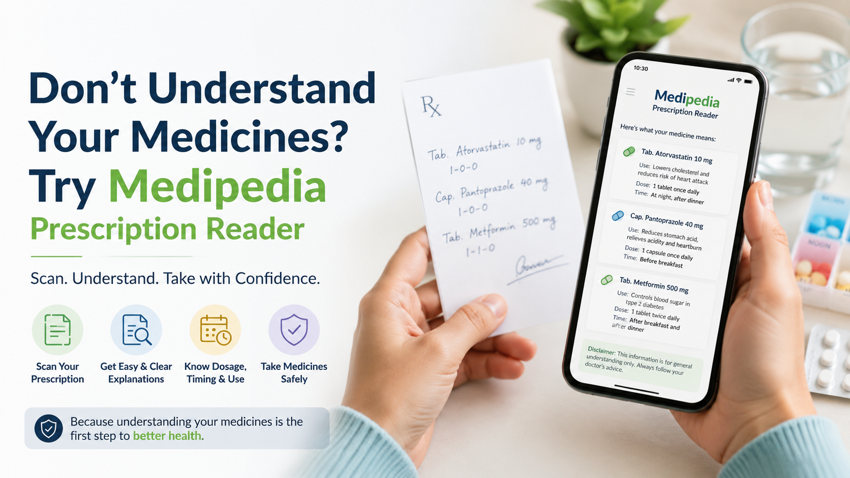 Don’t Understand Your Medicines? Try Medipedia Prescription Reader