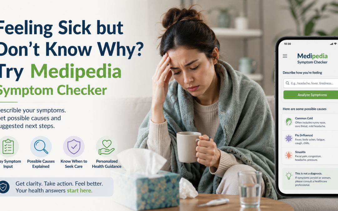 Feeling Sick but Don’t Know Why? Try Medipedia Symptom Checker