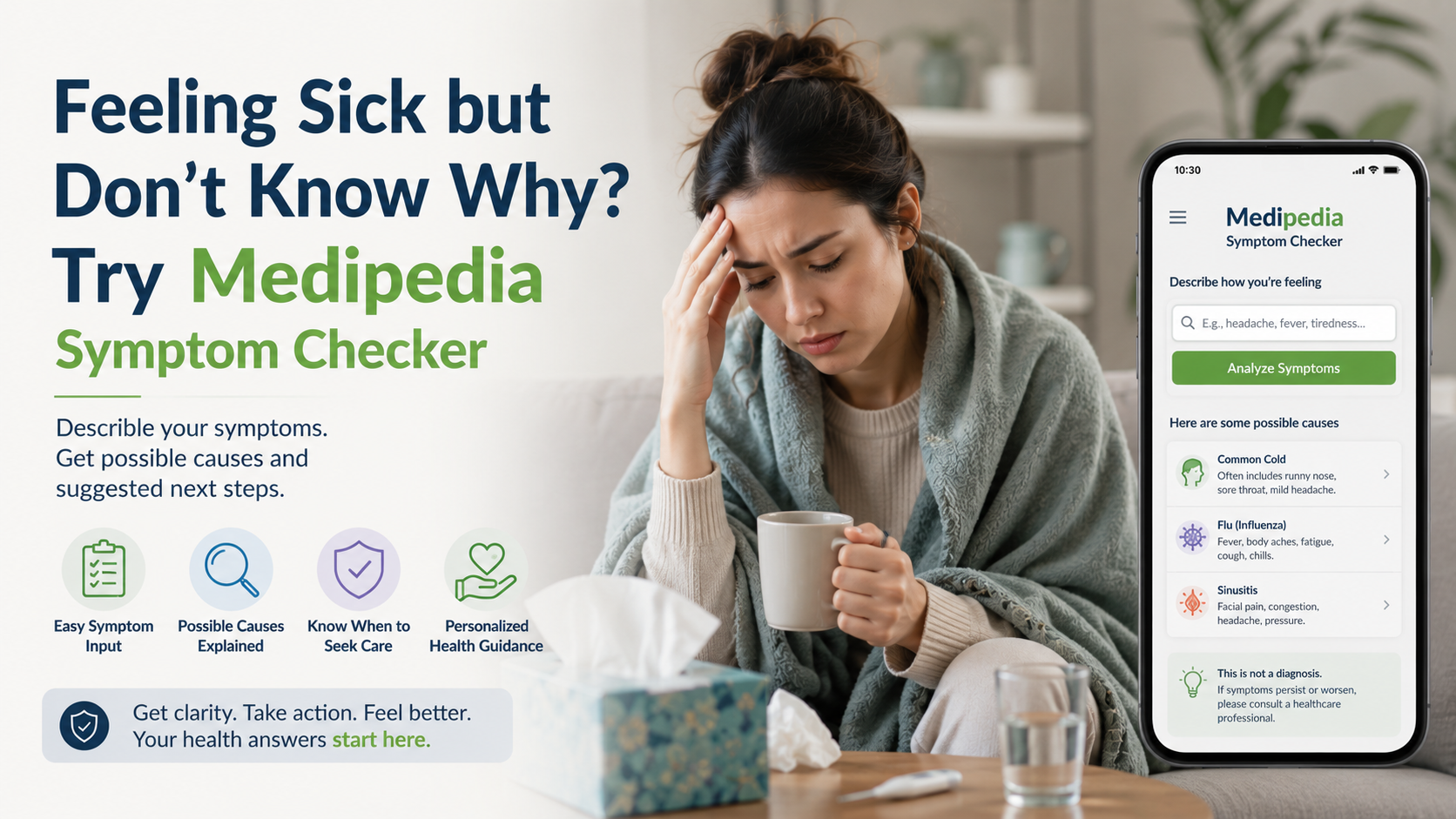 Feeling Sick but Don’t Know Why? Try Medipedia Symptom Checker