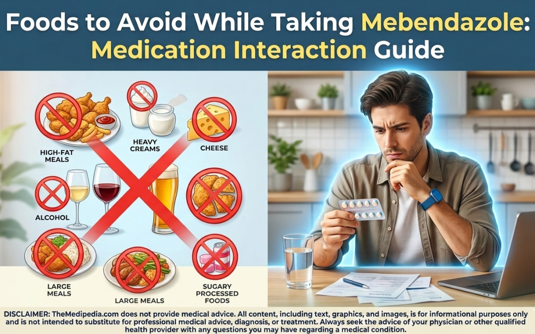 Foods to Avoid While Taking Mebendazole: Medication Interaction Guide