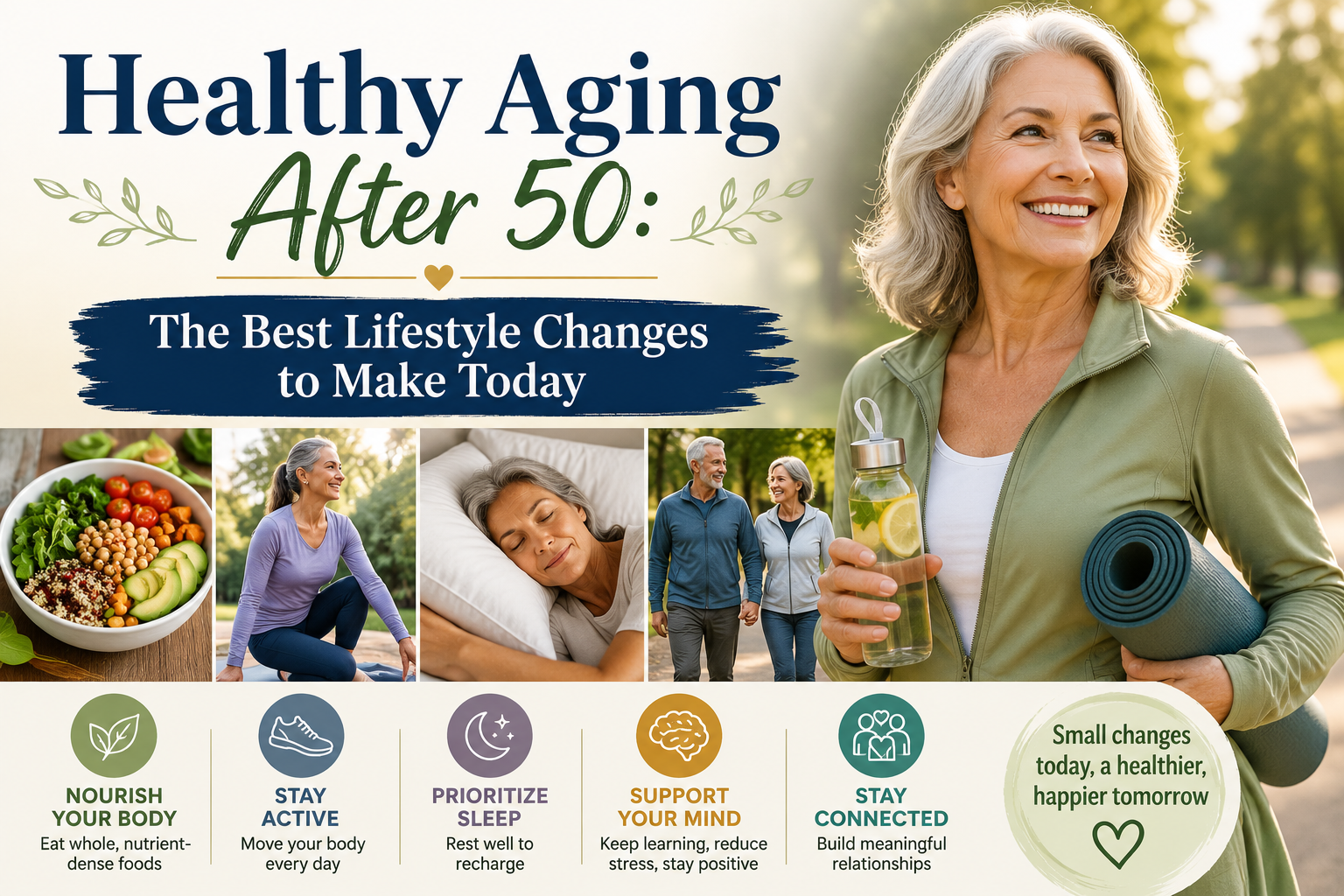 Healthy Aging After 50: The Best Lifestyle Changes to Make Today