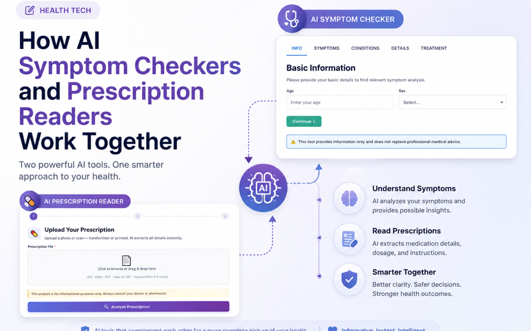 How AI Symptom Checkers and Prescription Readers Work Together