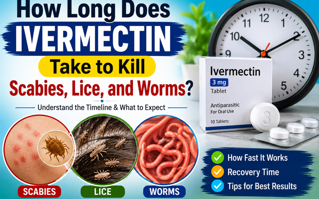 How Long Does Ivermectin Take to Kill Scabies, Lice, and Worms?