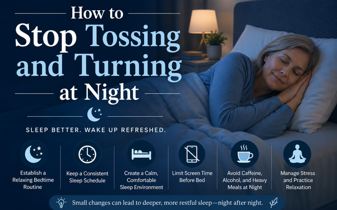 How to Stop Tossing and Turning at Night