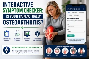 Osteoarthritis symptoms interactive checker