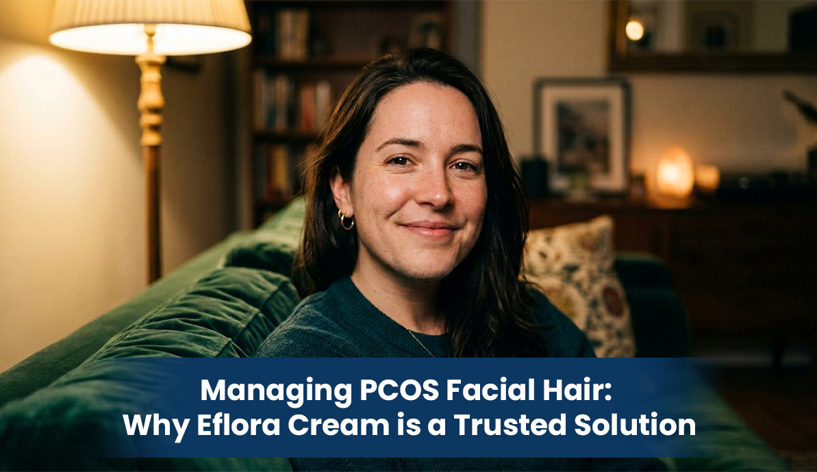 Managing PCOS Facial Hair: Why Eflora Cream is a Trusted Solution