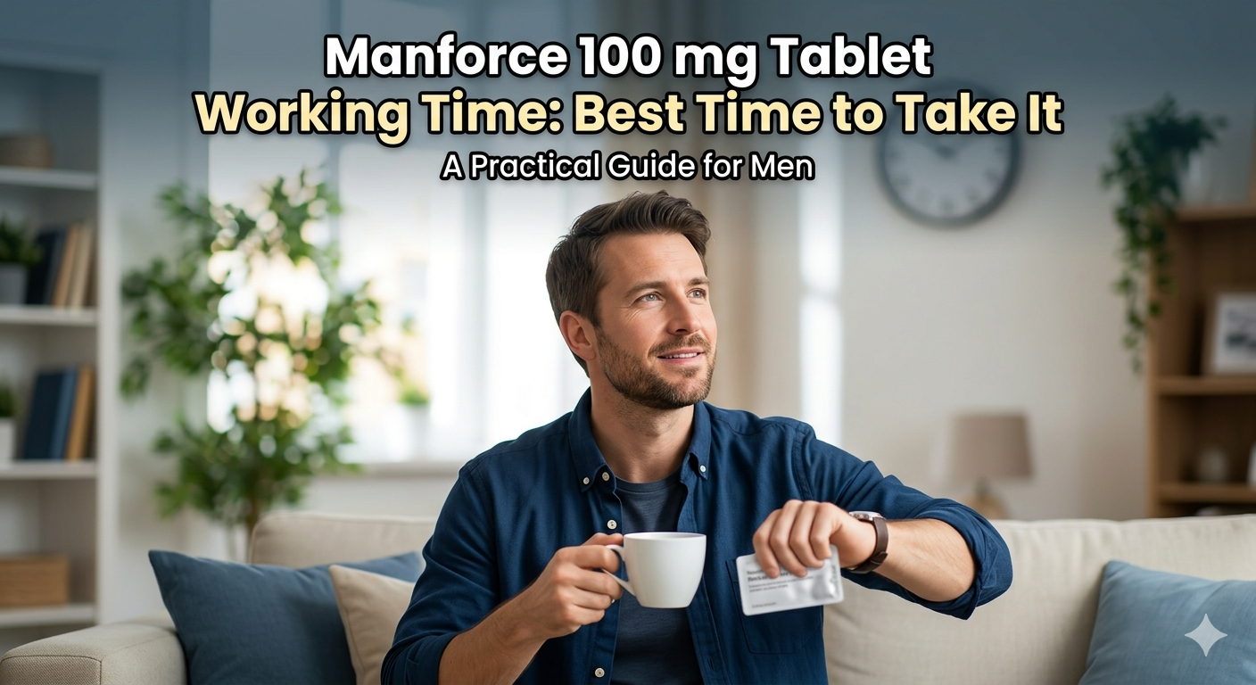 Manforce 100 mg Tablet Working Time Best Time to Take It