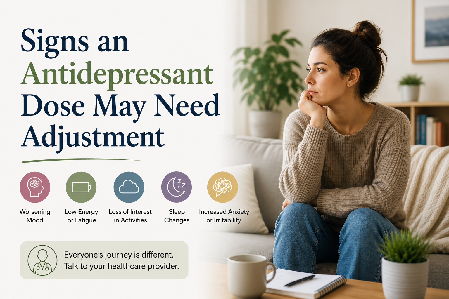Signs an Antidepressant Dose May Need Adjustment