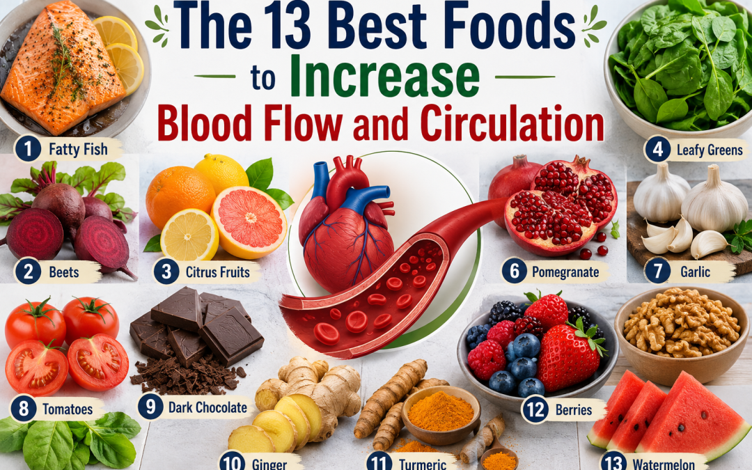 The 13 Best Foods to Increase Blood Flow and Circulation