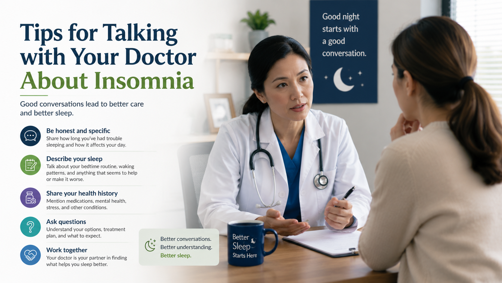 Tips for Talking with Your Doctor About Insomnia