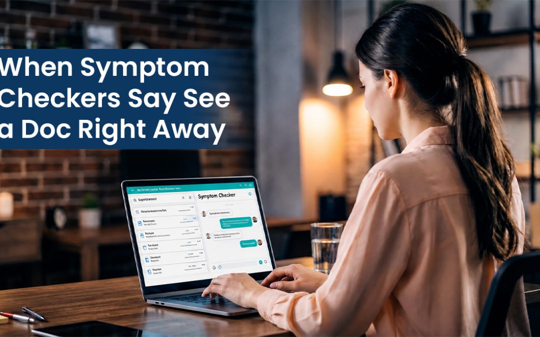 When Symptom Checkers Say See a Doc Right Away