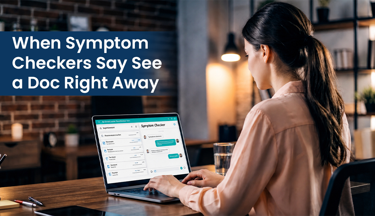 When Symptom Checkers Say See a Doc Right Away