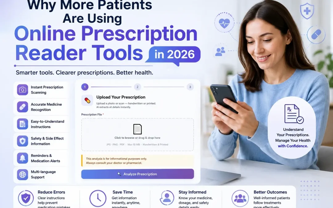 Why More Patients Are Using Online Prescription Reader Tools in 2026