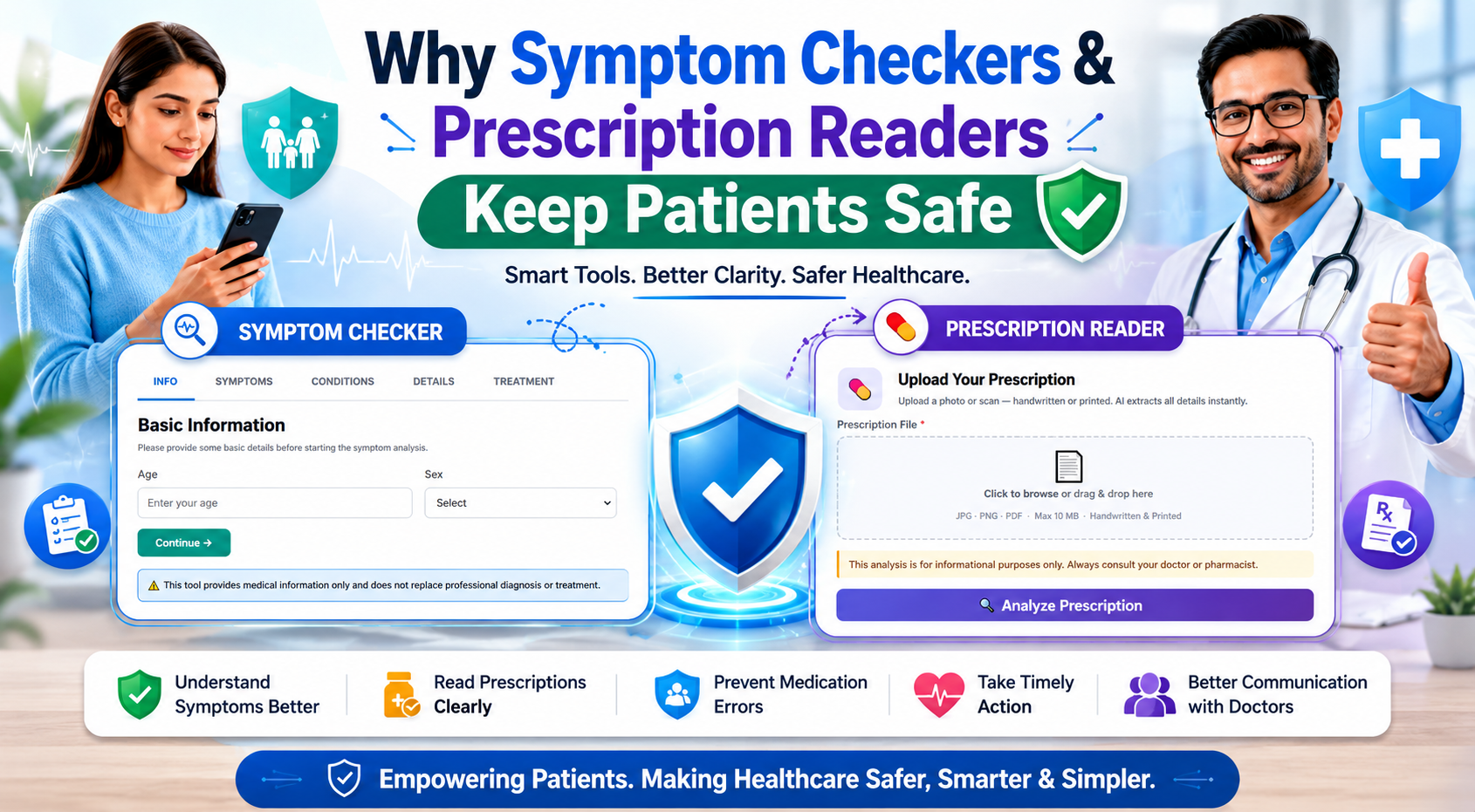 Why Symptom Checkers & Prescription Readers Keep Patients Safe