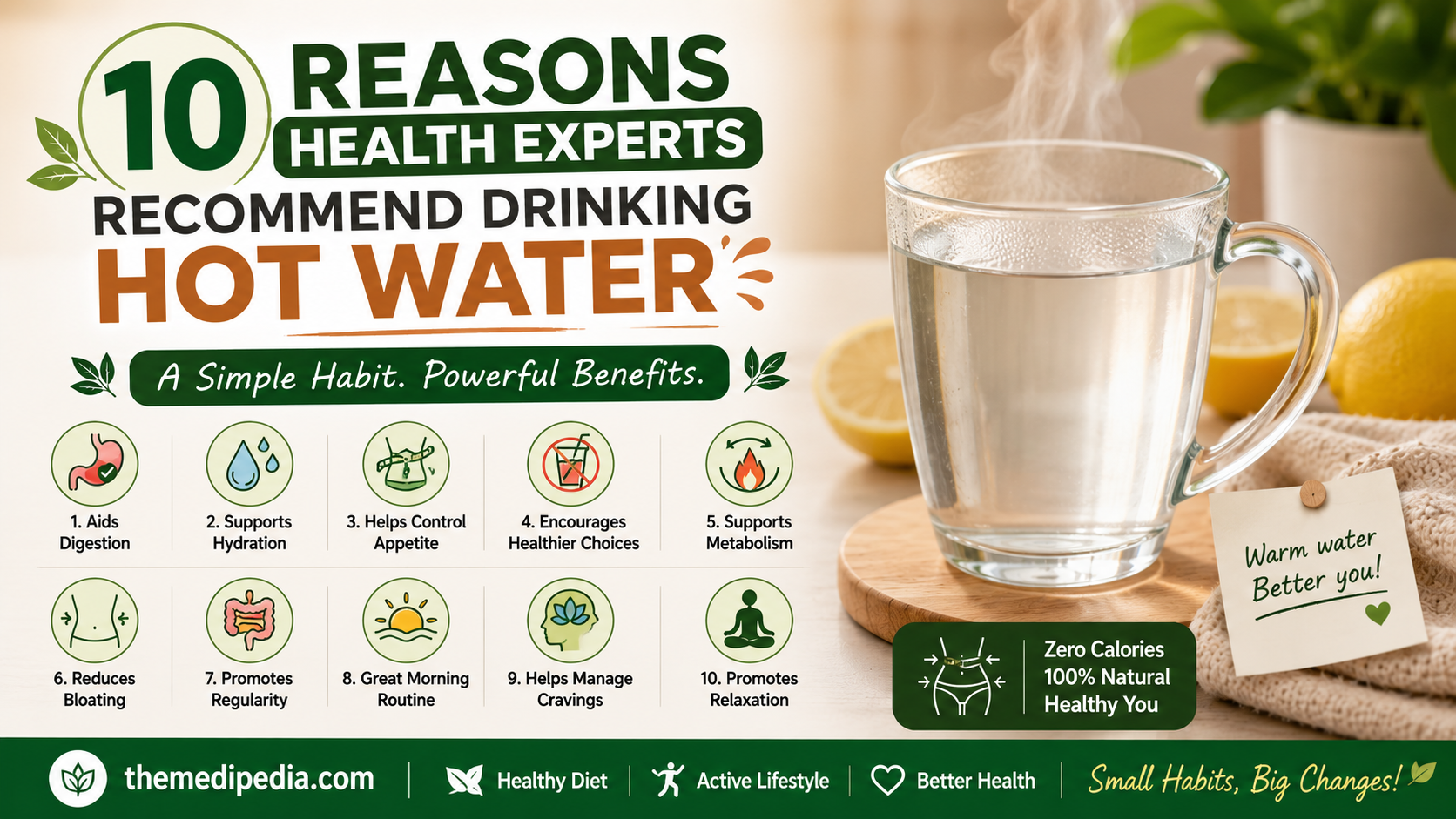 10 Reasons Health Experts Recommend Drinking Hot Water