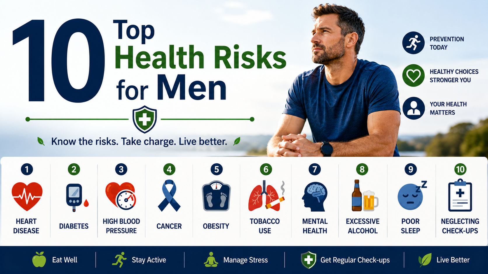 10 Top Health Risks for Men