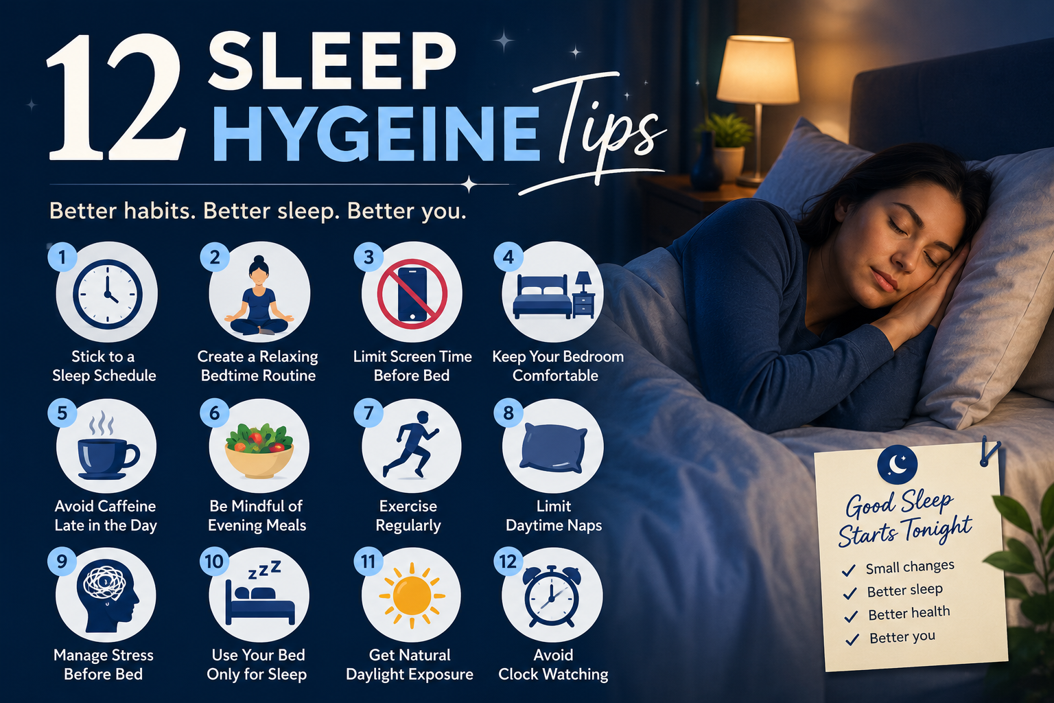 12 Sleep Hygeine Tips