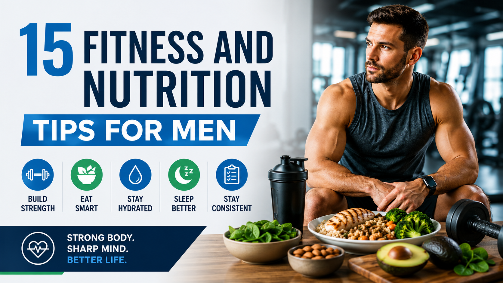 15 Fitness and Nutrition Tips for Men