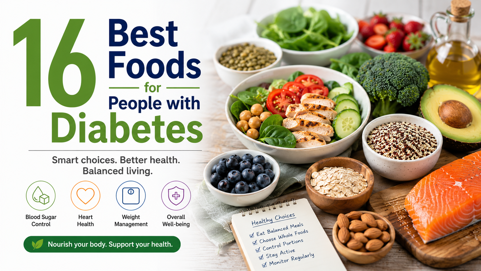 16 Best Foods for People with Diabetes