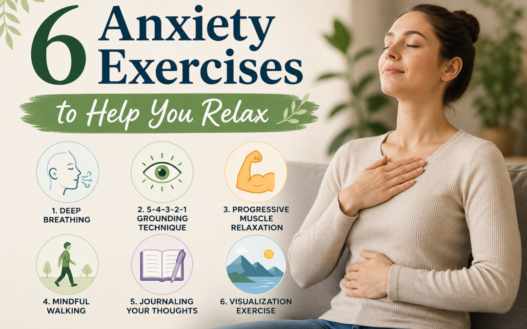 6 Anxiety Exercises to Help You Relax