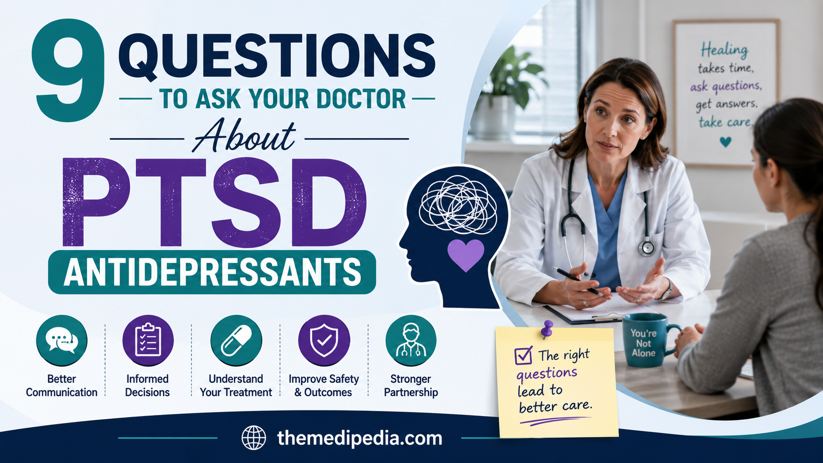 9 Questions to Ask Your Doctor About PTSD Antidepressants