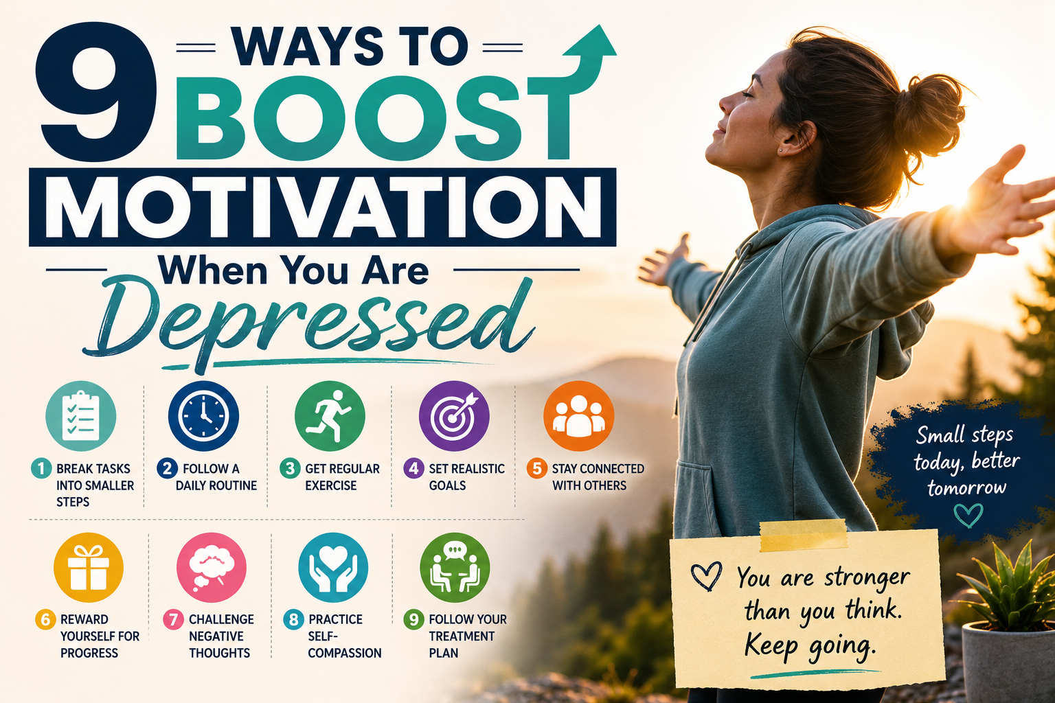 9 Ways to Boost Motivation When You Are Depressed