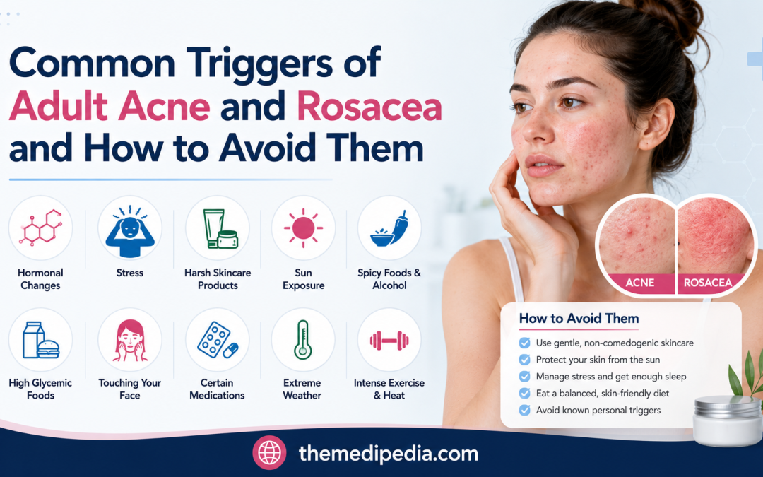 Common Triggers of Adult Acne and Rosacea and How to Avoid Them