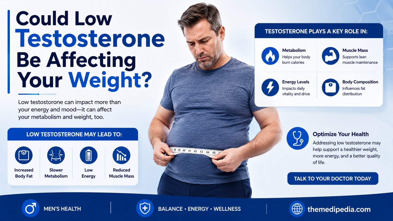 Could Low Testosterone Be Affecting Your Weight?