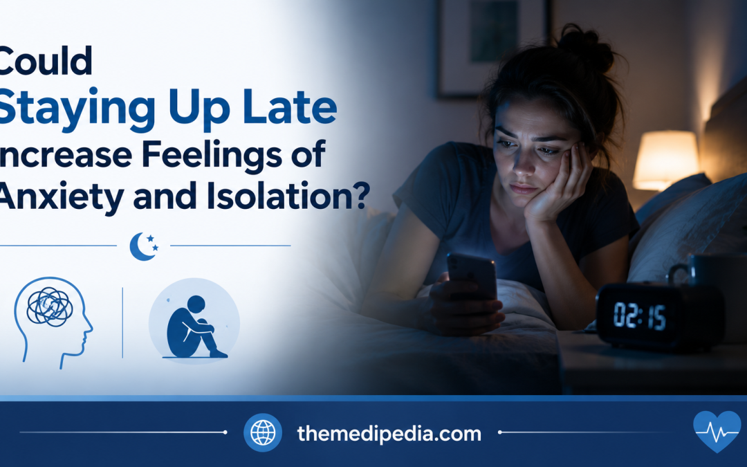 Could Staying Up Late Increase Feelings of Anxiety and Isolation?