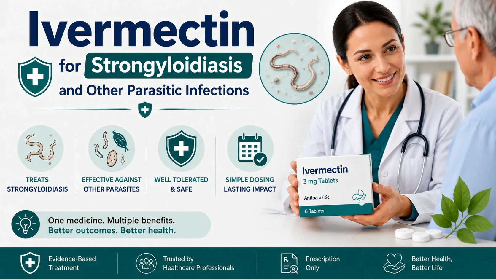 Ivermectin for Strongyloidiasis and Other Parasitic Infections