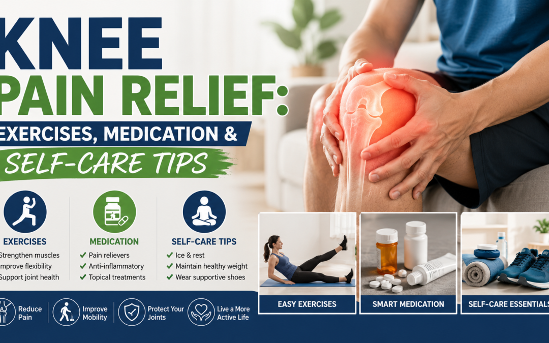 Knee Pain Relief: Exercises, Medication & Self-Care Tips
