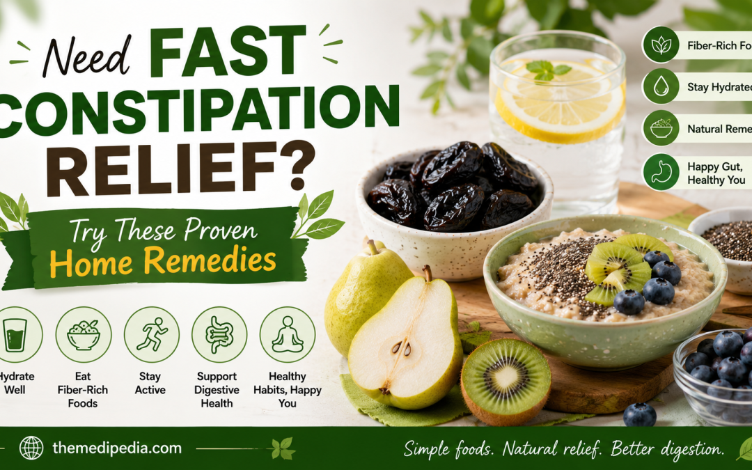 Need Fast Constipation Relief? Try These Proven Home Remedies