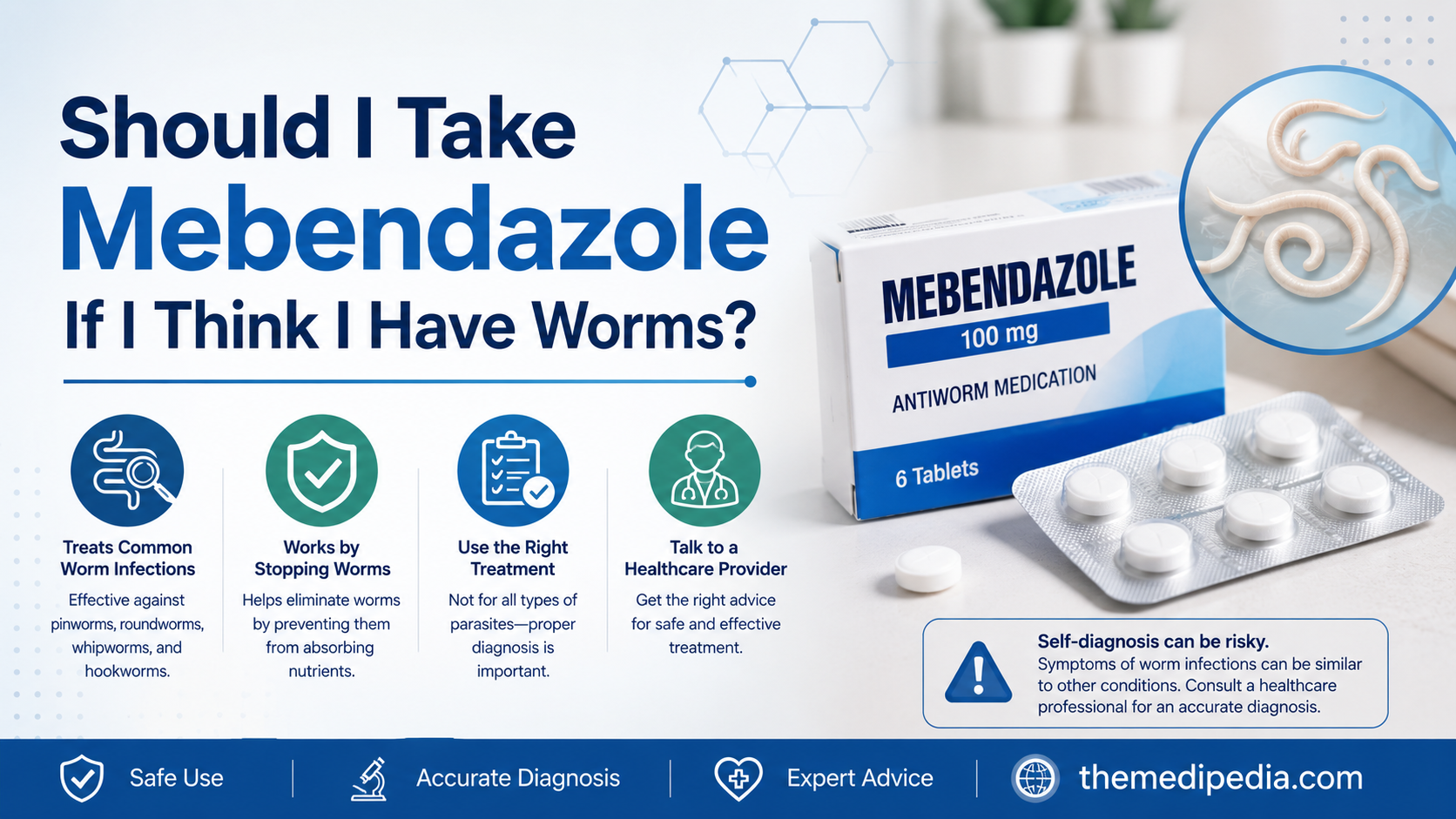 Should I Take Mebendazole If I Think I Have Worms