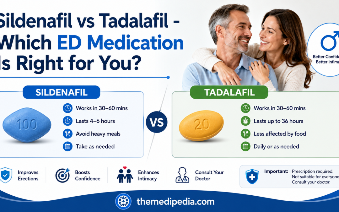 Sildenafil vs Tadalafil – Which ED Medication Is Right for You?