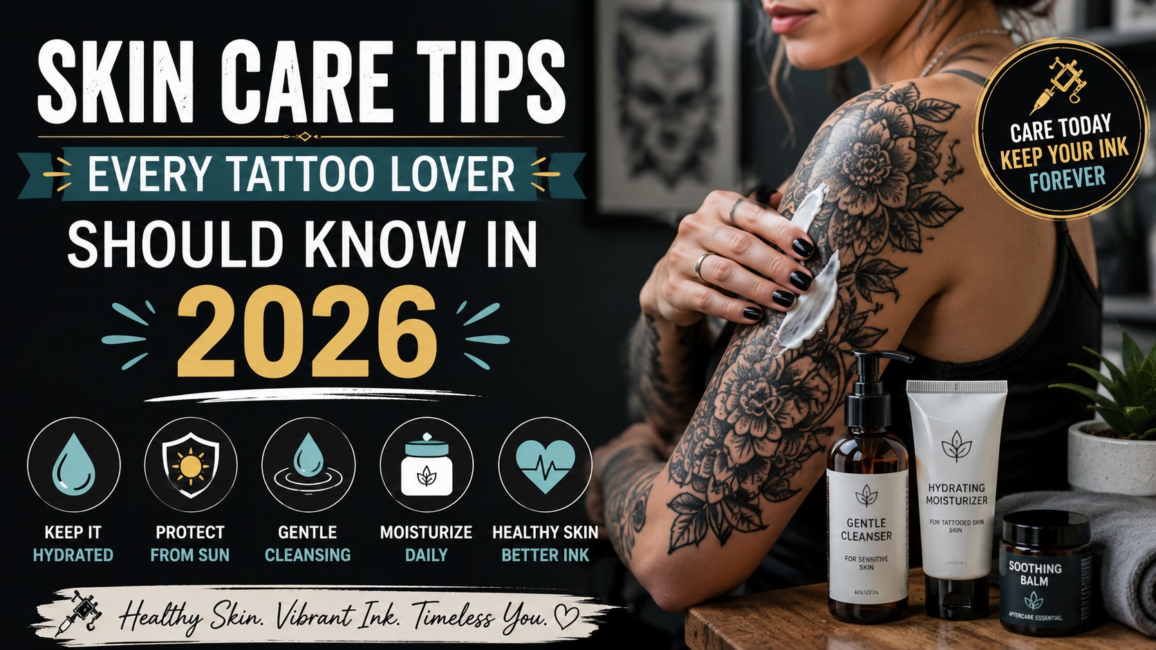 Skin Care Tips Every Tattoo Lover Should Know in 2026