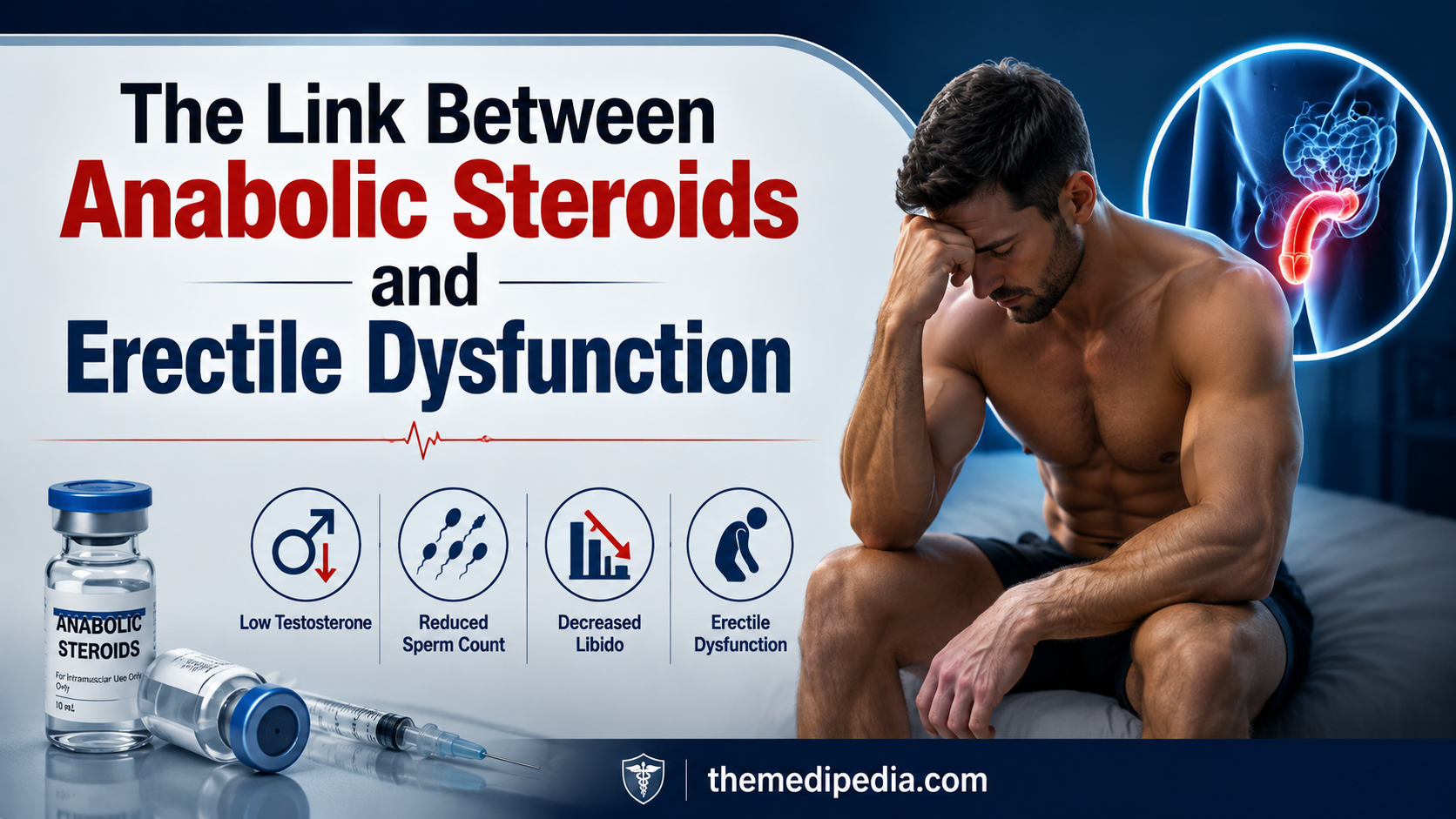 The Link Between Anabolic Steroids and Erectile Dysfunction
