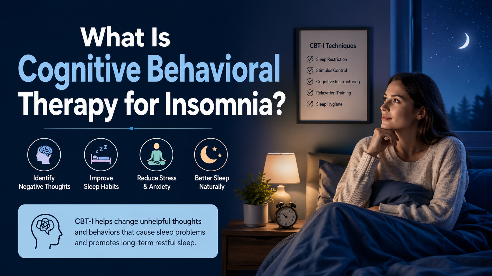 What Is Cognitive Behavioral Therapy for Insomnia?