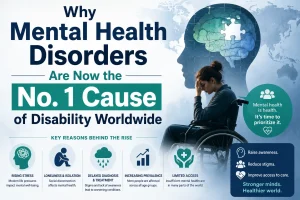 Mental health disorders worldwide disability