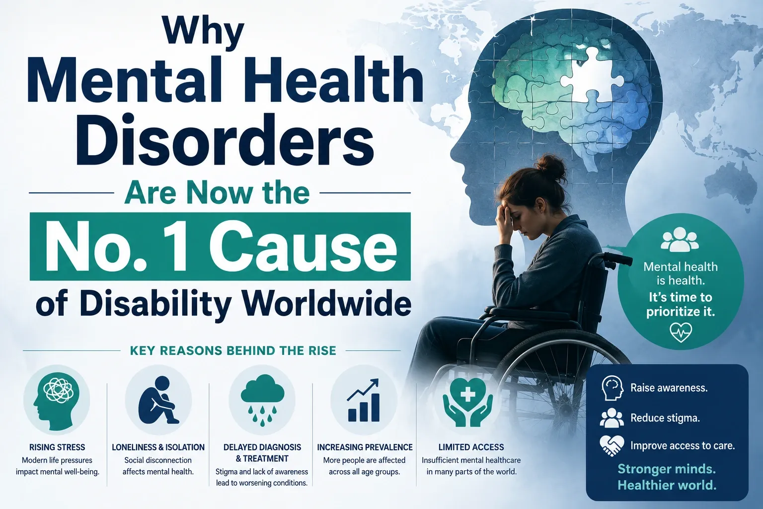 Why Mental Health Disorders Are Now the No. 1 Cause of Disability Worldwide
