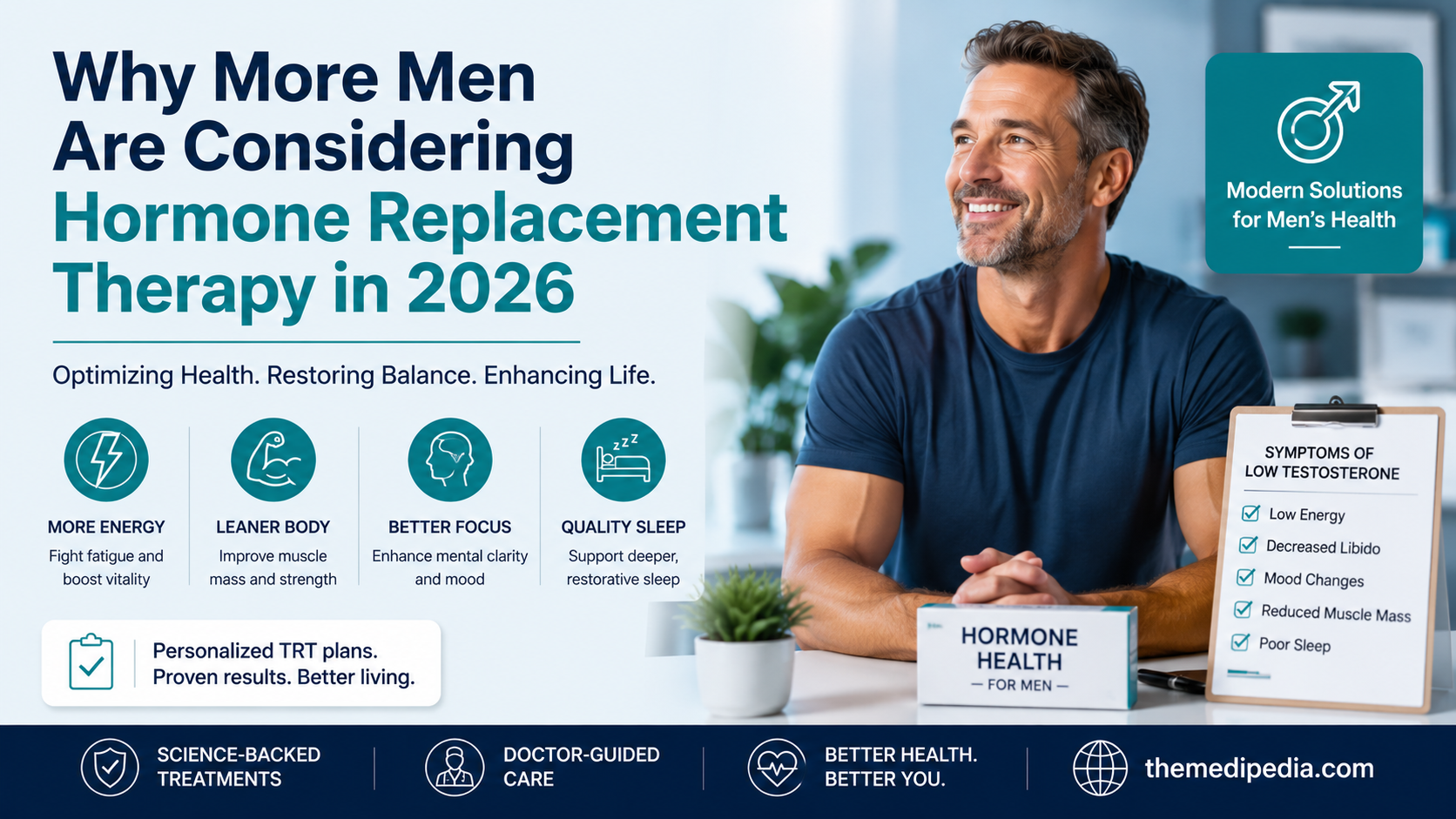 Why More Men Are Considering Hormone Replacement Therapy in 2026