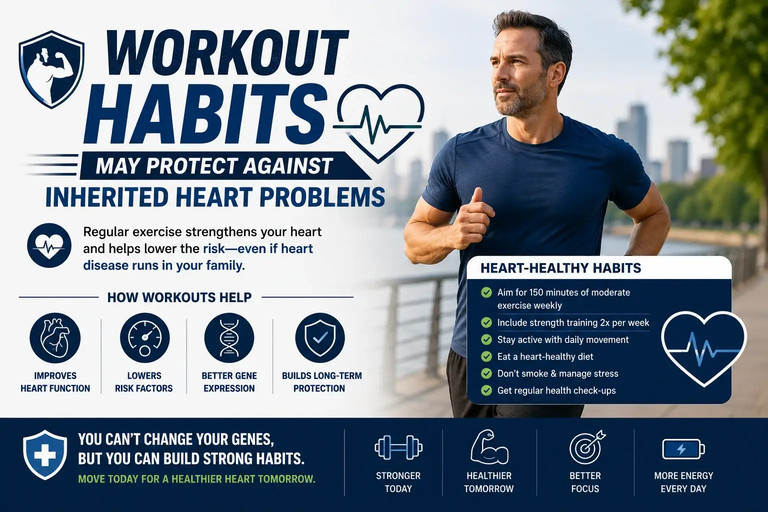 Workout Habits May Protect Against Inherited Heart Problems